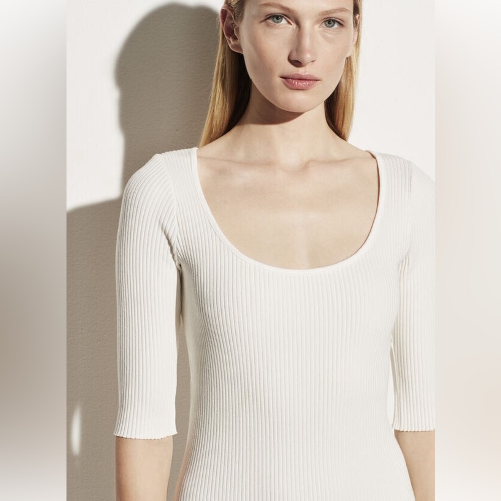 VINCE Rib Knit Dress - Picture 2 of 2